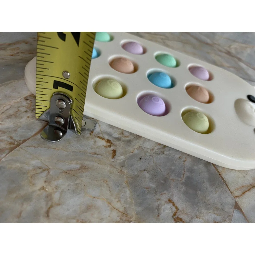 Cream Bear Pop Fidget‎ Toy Pastel Numbered Keypad Sensory Stress Relief Toy